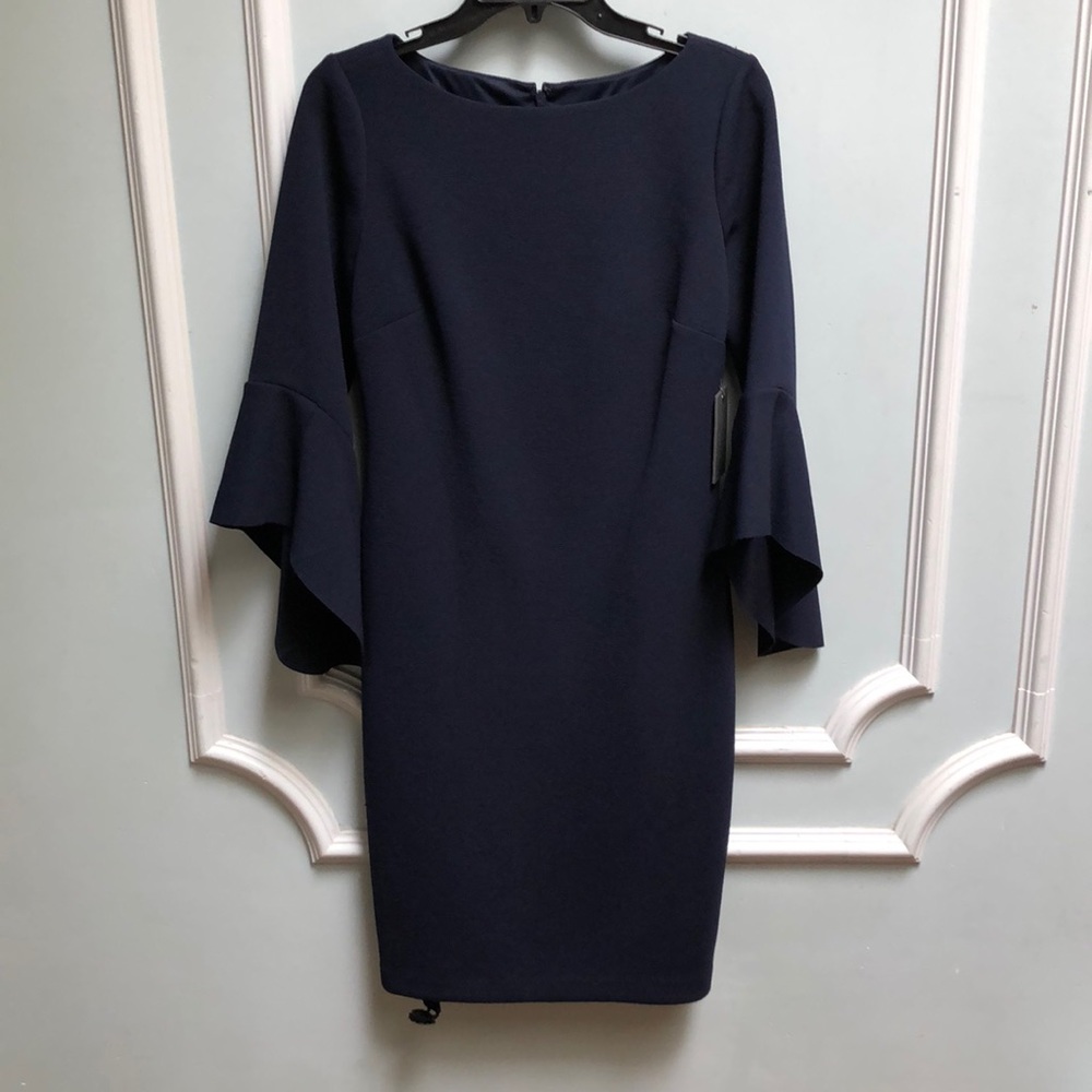 Vince Camuto deep navy blue dress size 6. New.